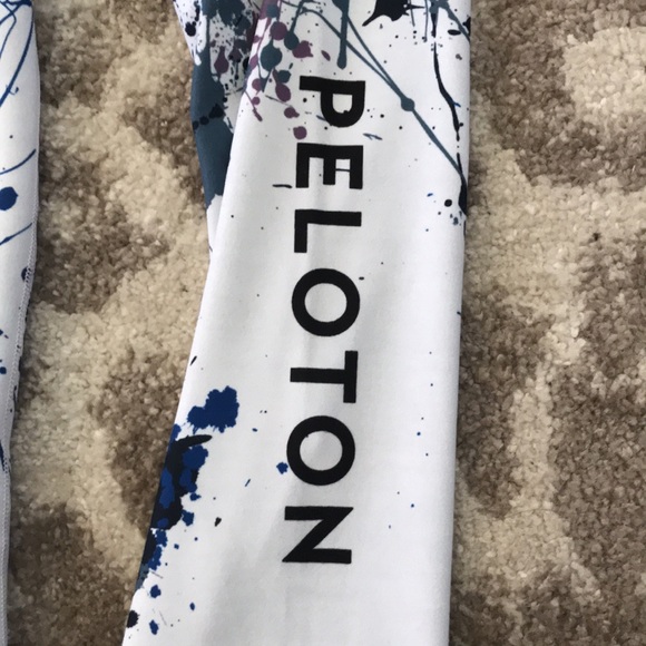 Peloton WITH Paint Splatter Capri - Small - Like New - Picture 2 of 3